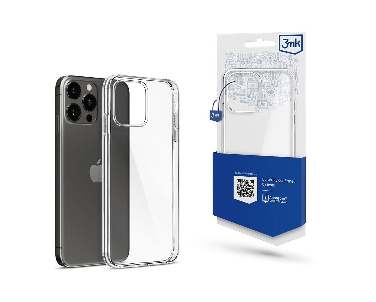 Dėklas 3mk Clear Case 1,2mm Apple iPhone 16 Pro Max