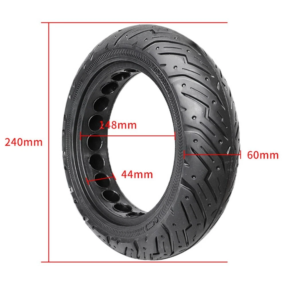 Pilnavidurė,beorė paspirtuko padanga 10x2.5 - Image 2