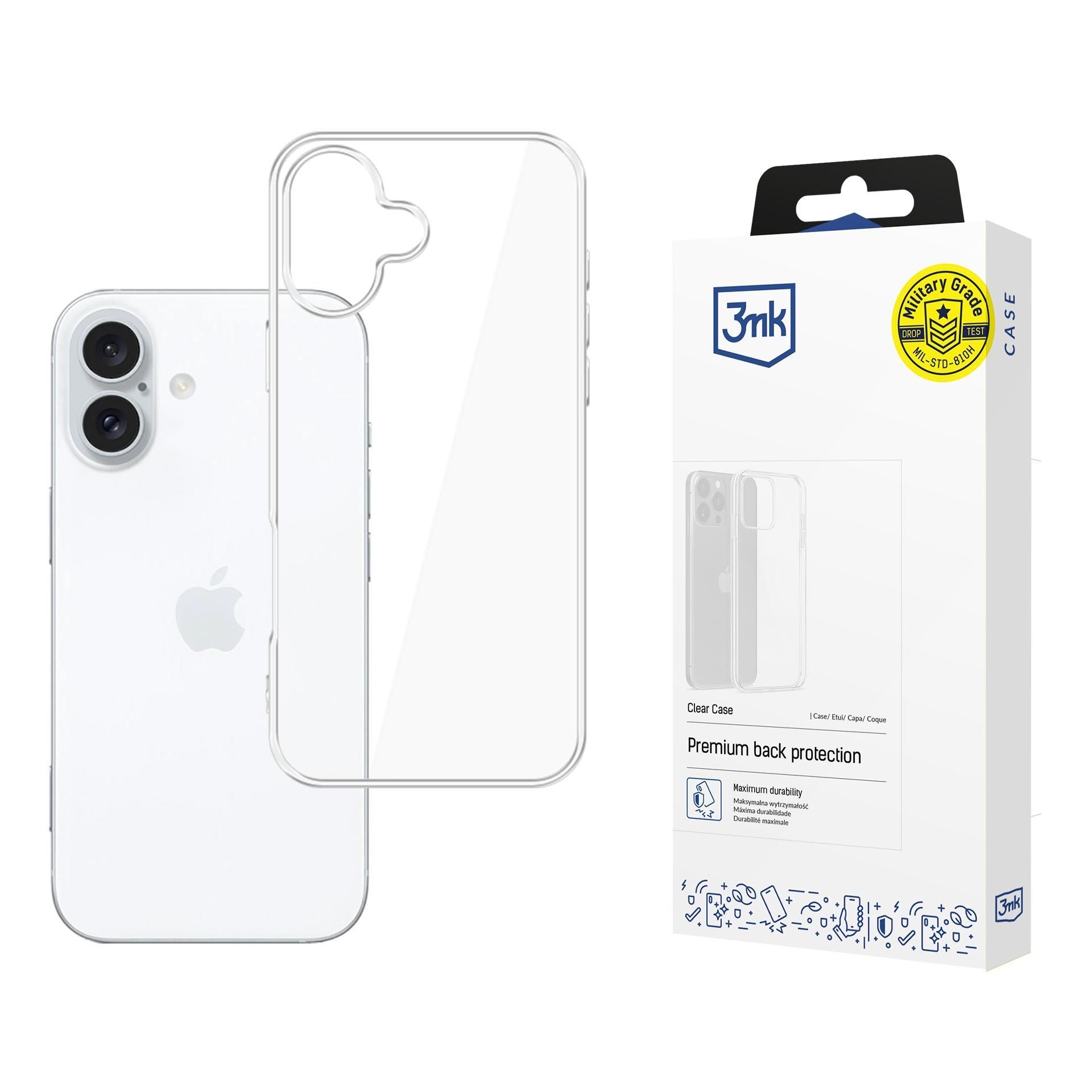 Dėklas 3mk Clear Case 1,2mm Apple iPhone 17