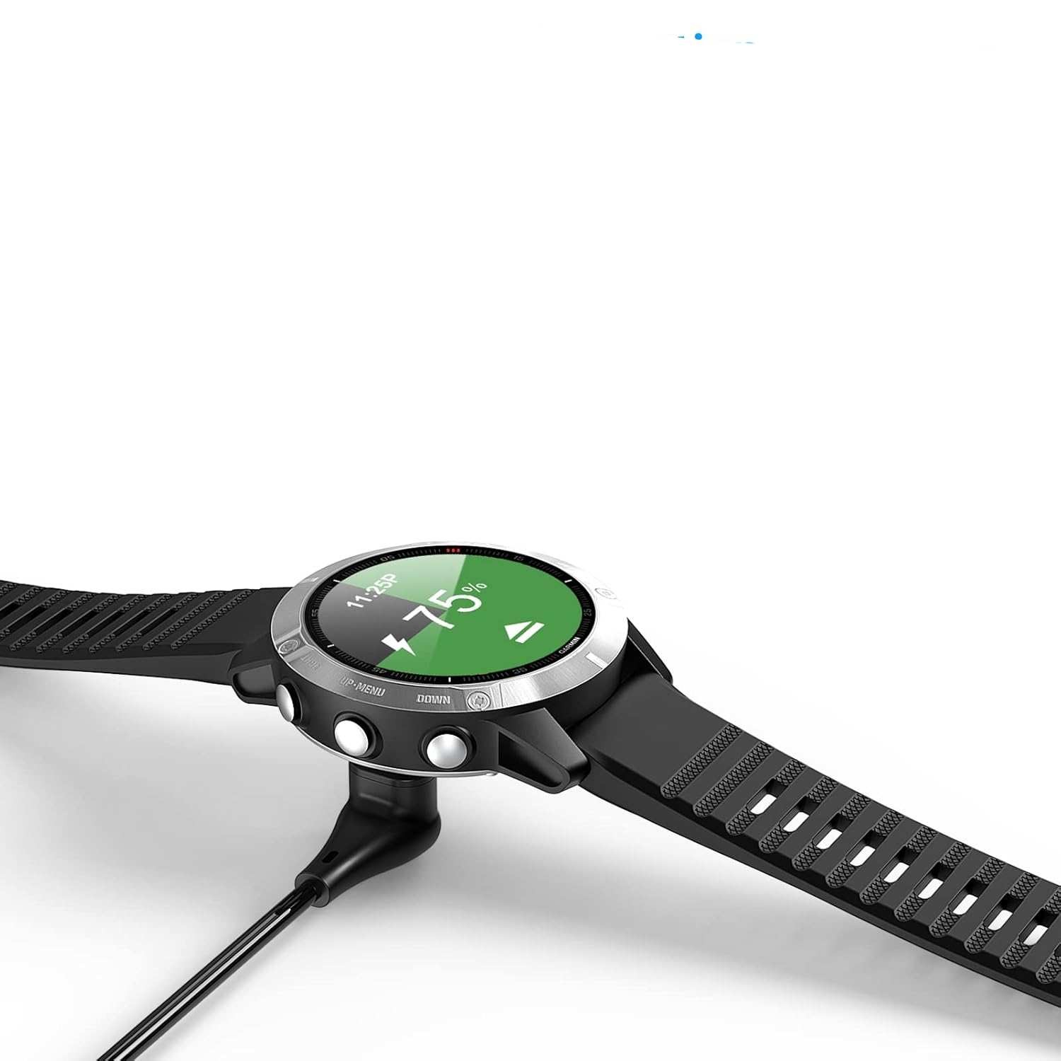 Kabelis USB-A to Garmin Watch 1.0m juodas - Image 2