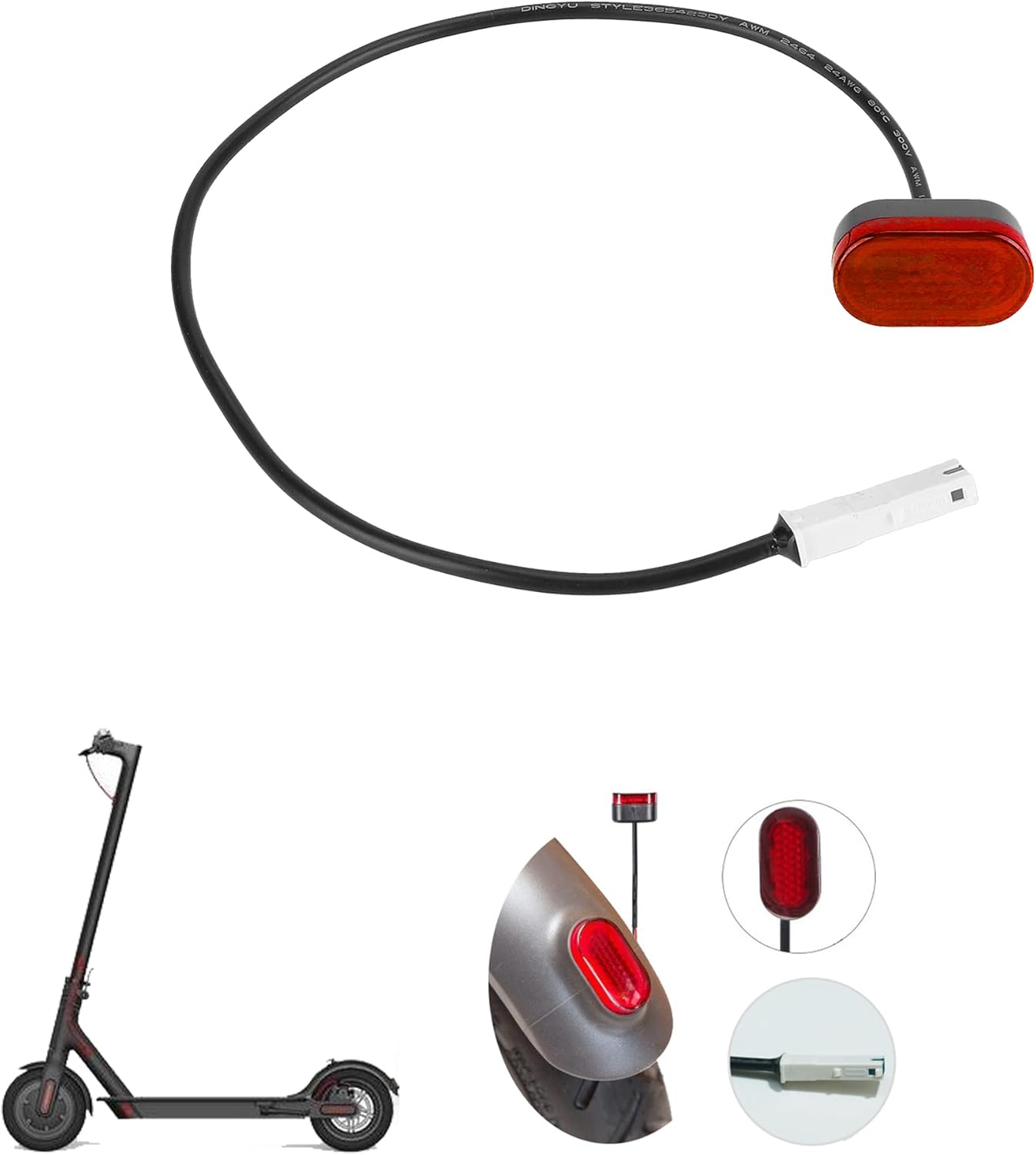 Xiaomi M365 Paspirtuko galinio sparno/purvasaugio LED lemputė