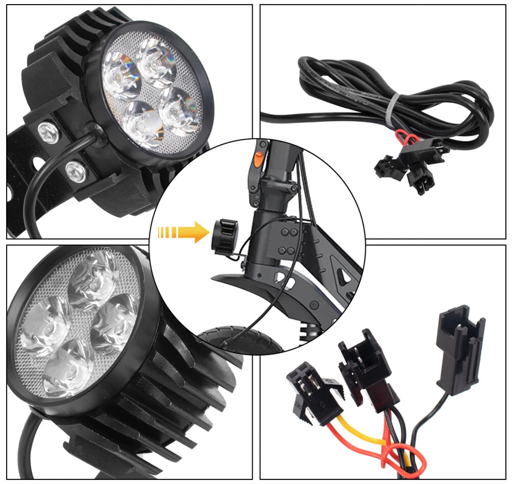 Priekinis LED žibintas su signalu - Image 2