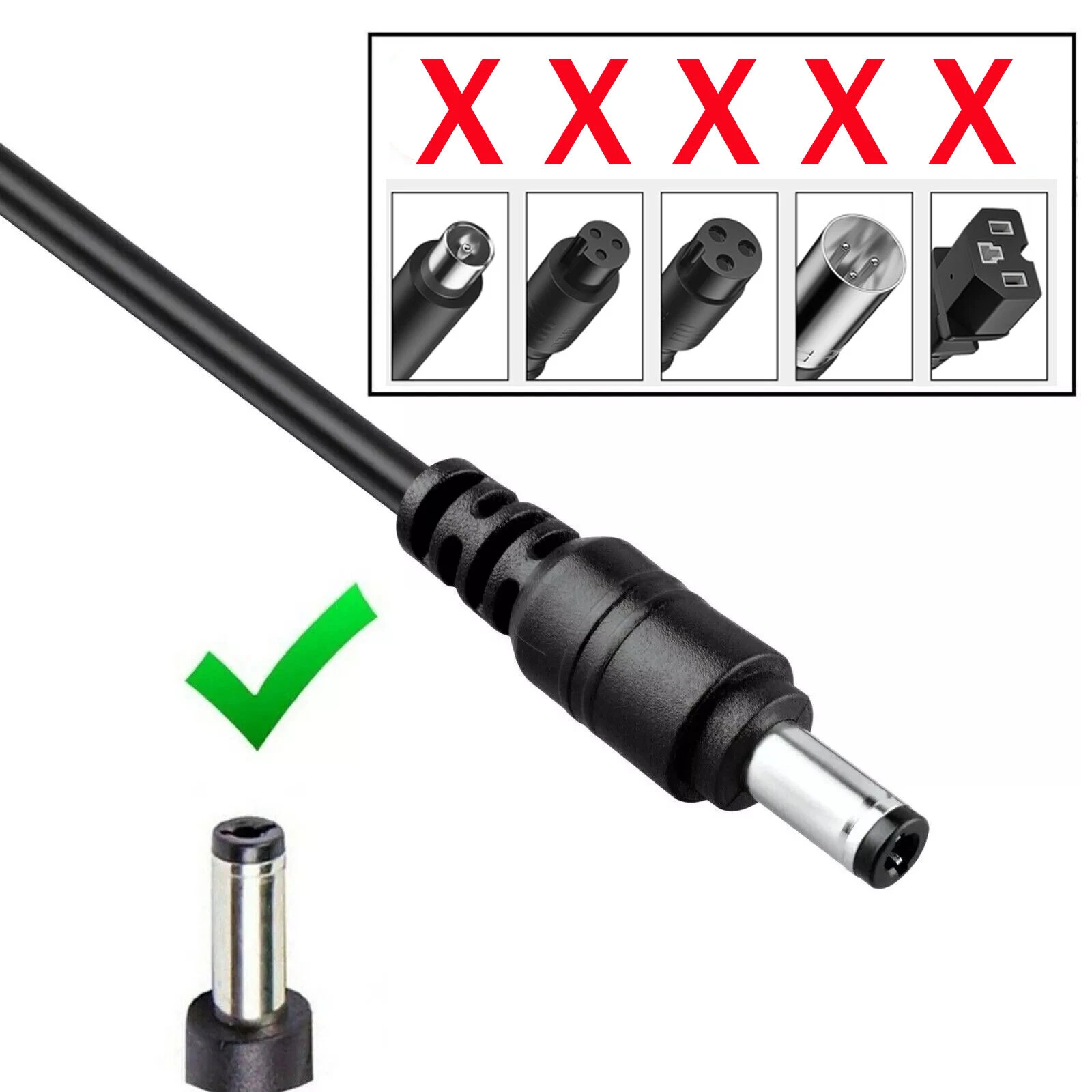 Elektrinio paspirtuko įkroviklis 42V 2A 5.5x2.5mm jungtimi - Image 2