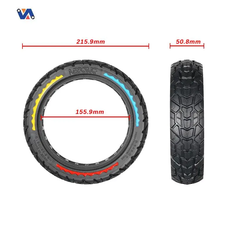 8.5x2 OFF-ROAD padangos matmenys Xiaomi paspirtukui