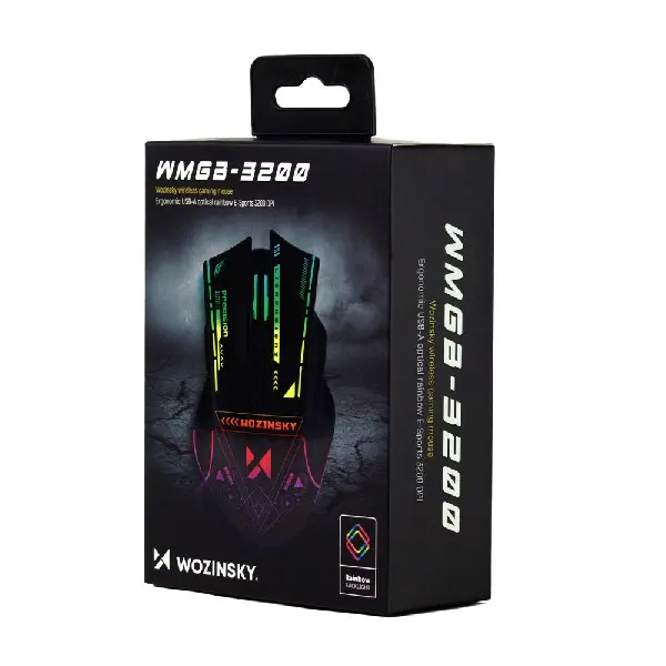 Belaidė žaidimų pelė Wozinsky WMGB-3200 RGB 3200 DPI