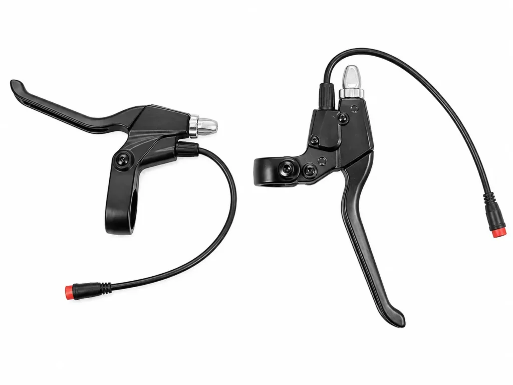 Kairė stabdžių rankenėlė su davikliu Kugoo M4 Pro ir G-Booster paspirtukams