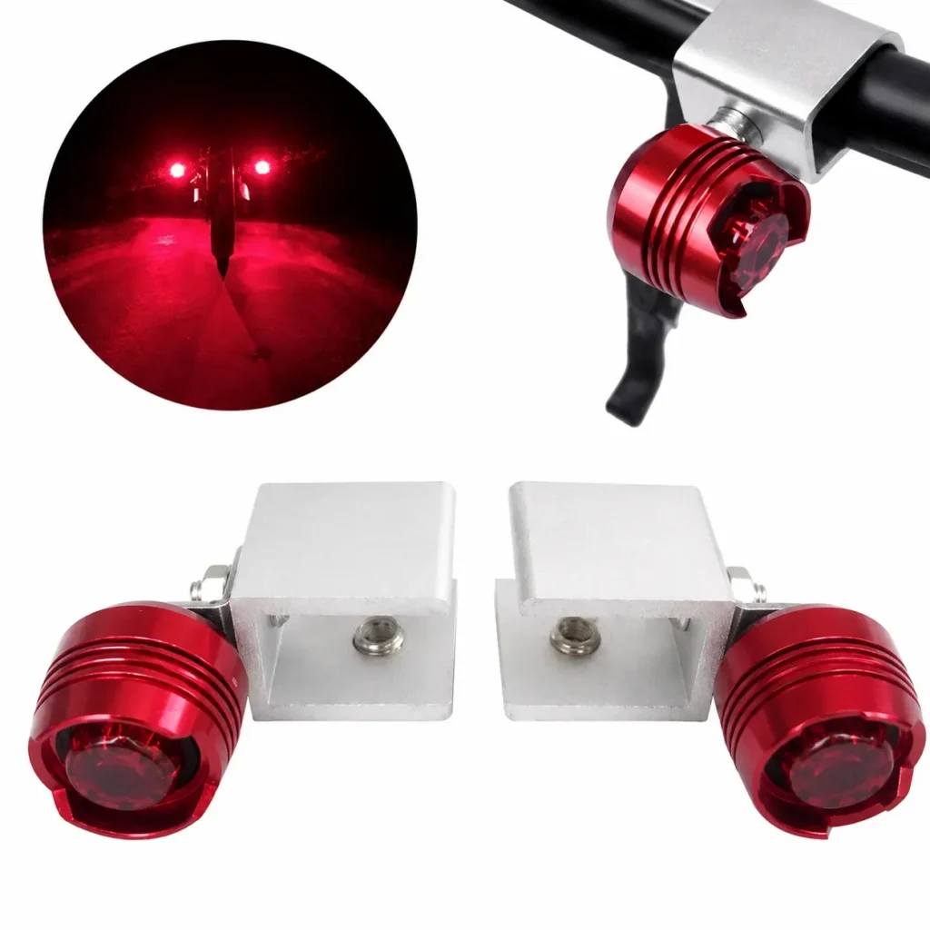 LED įspėjamųjų žibintų komplektas Xiaomi M365 1S Essential Pro Pro2 paspirtukams