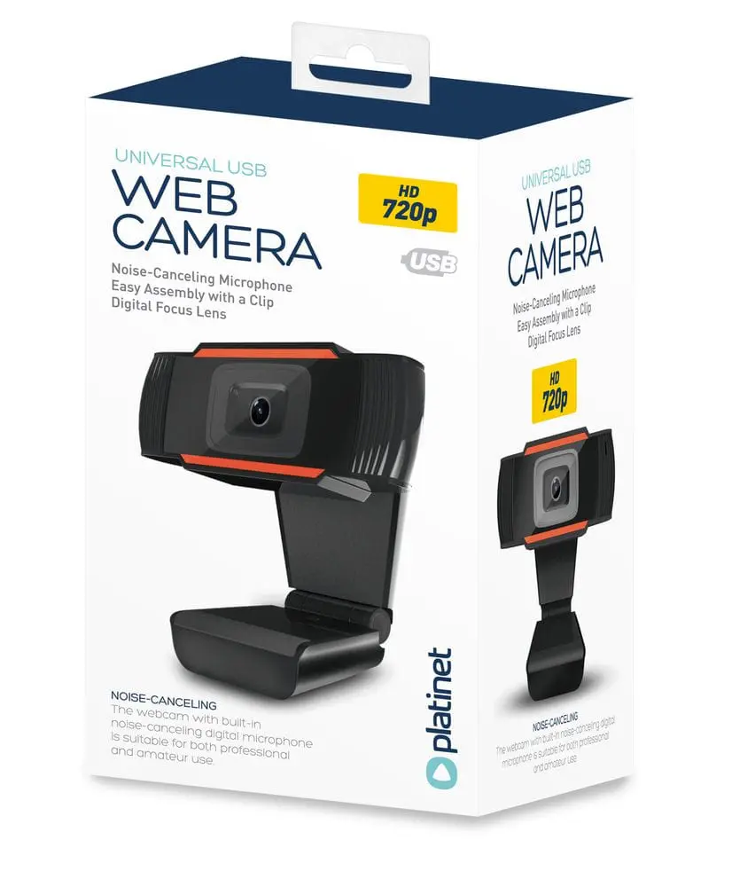 Platinet PCWC720 HD 720p internetinė kamera su mikrofonu USB