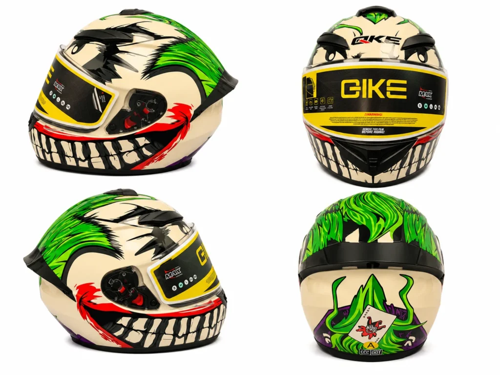 QIKE JOKER pilno veido motociklininko šalmas M dydis