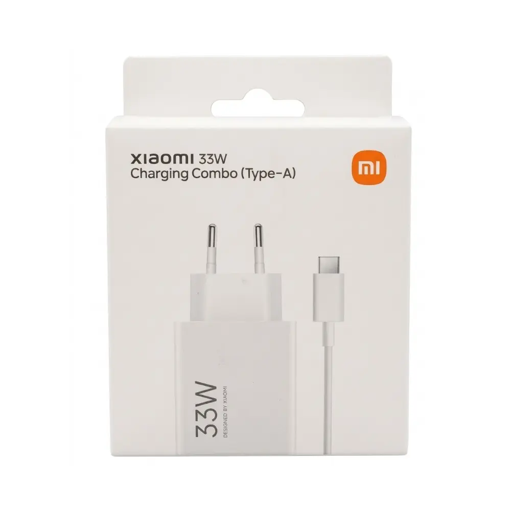Xiaomi Charging Combo 33W USB-A tinklo įkroviklis su USB-C laidu