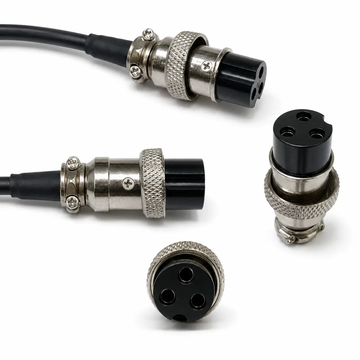 GX16 3 Pin įkroviklio antgalis elektriniam paspirtukui