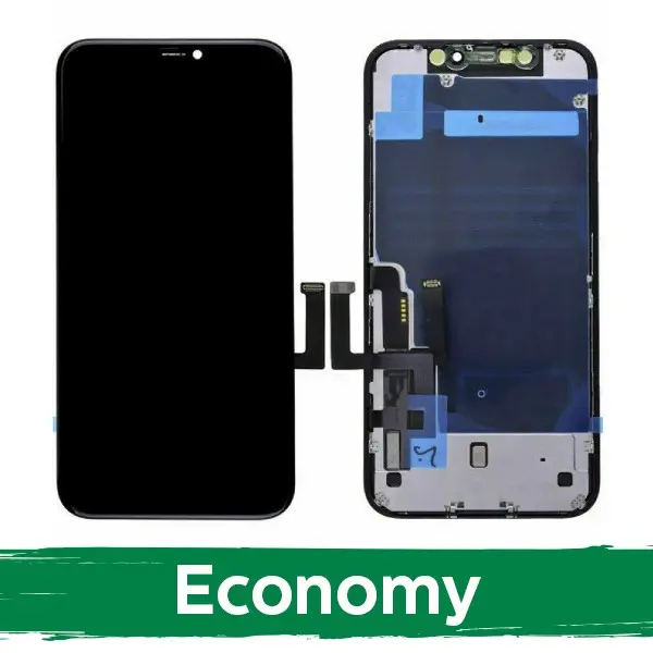iPhone XR INCELL ekranas su metaline skarda Economy