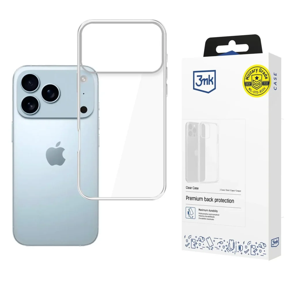 3mk Clear Case skaidrus dėklas Apple iPhone 17 Pro Max