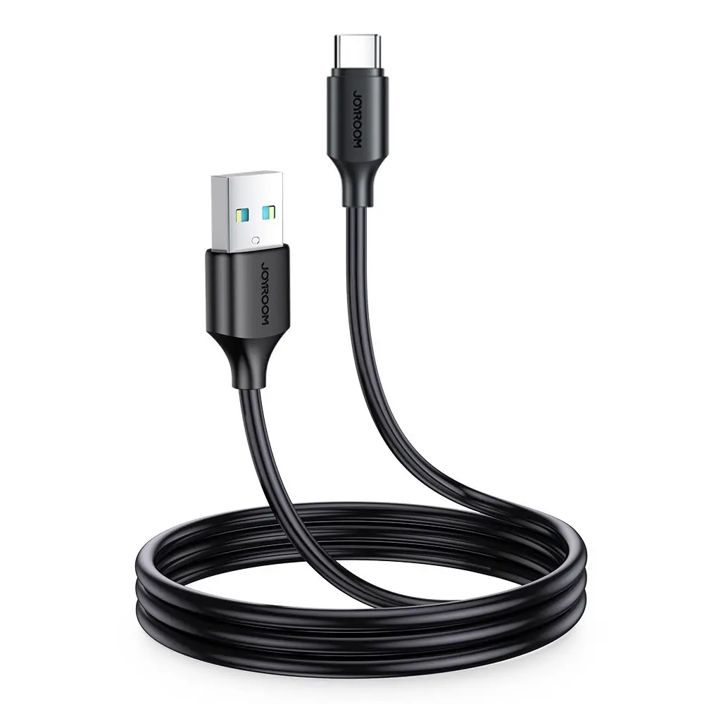 Joyroom USB-A į USB-C 3A kabelis 1 m juodas