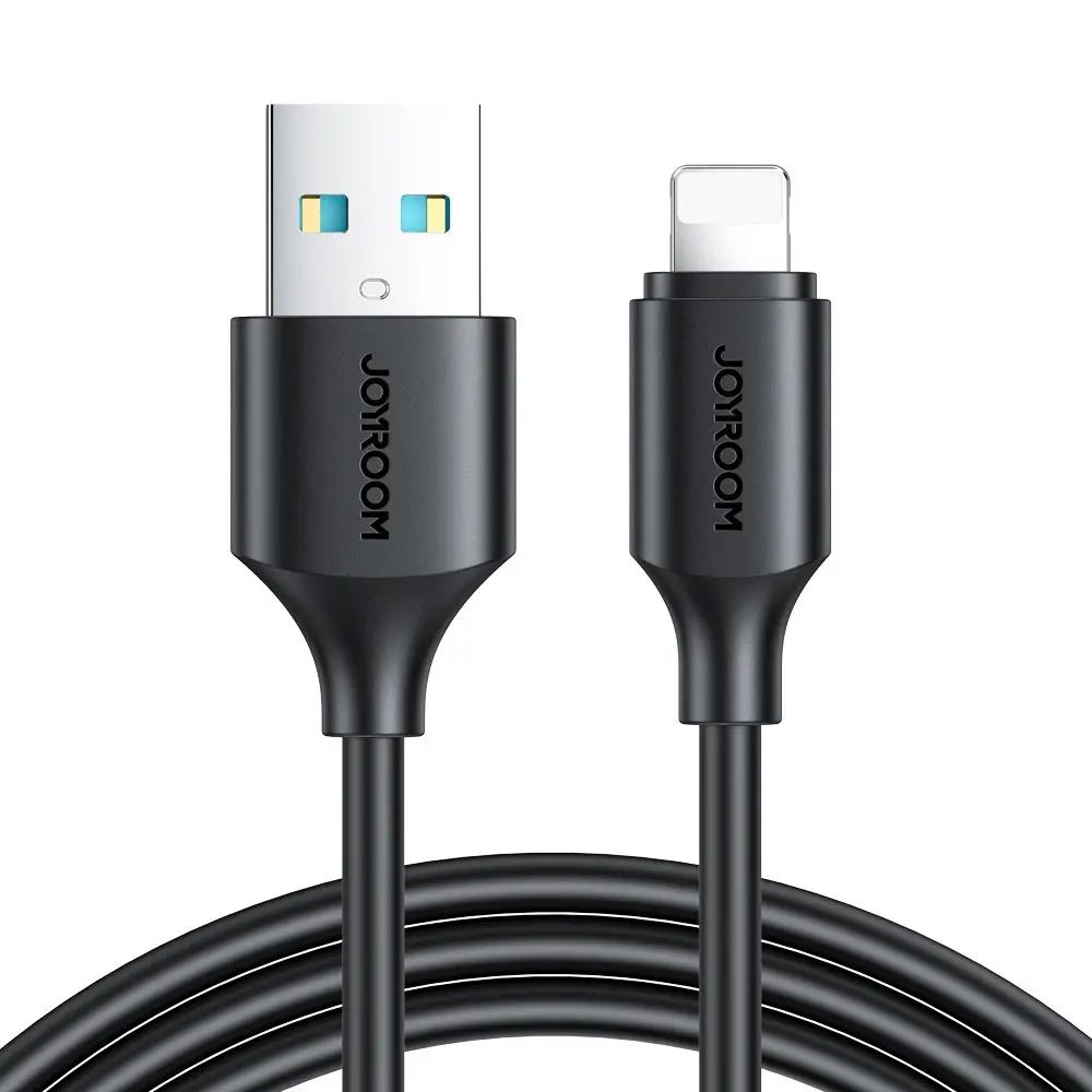 Joyroom Long-Lasting Series A9 USB-A į USB-C 3A 2 metrų įkrovimo kabelio originali pakuotė