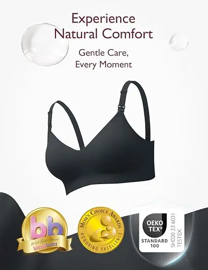 Momcozy YN21 besiūlė maitinimo liemenėlė juoda XL